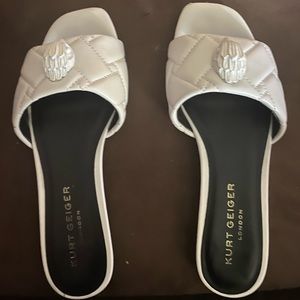 White Kurt Geiger sandals